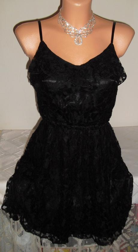 Sexy cipkovana kosielka, h&m,s