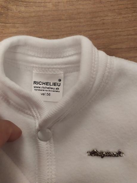 Fleecový kabátik richelieu 56 cm, nový, richelieu,56