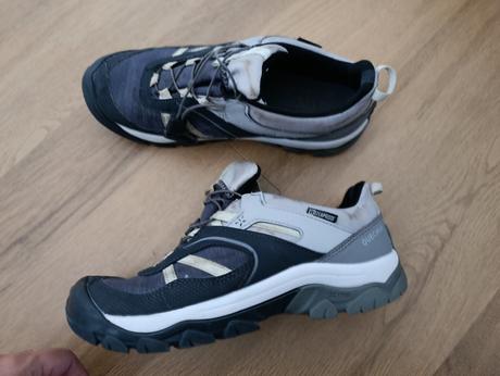 Turistické nepremokavé topánky, quechua,38