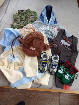 Vesta, súprava, mikina, kraťasy a viac, 86–98