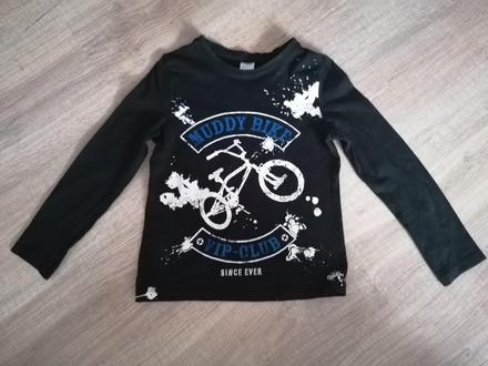 Tričko s dlhým rukávom s bicyklom, palomino,128