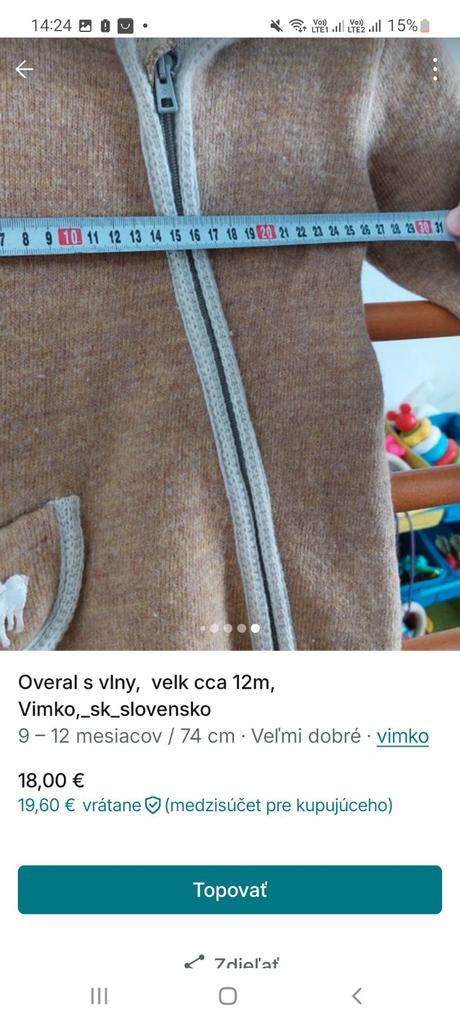 Overal s vlny vilko, 80