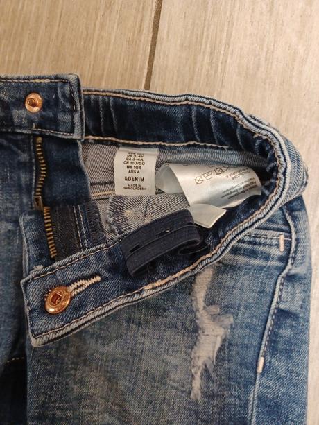 Riflové šortky, denim,104