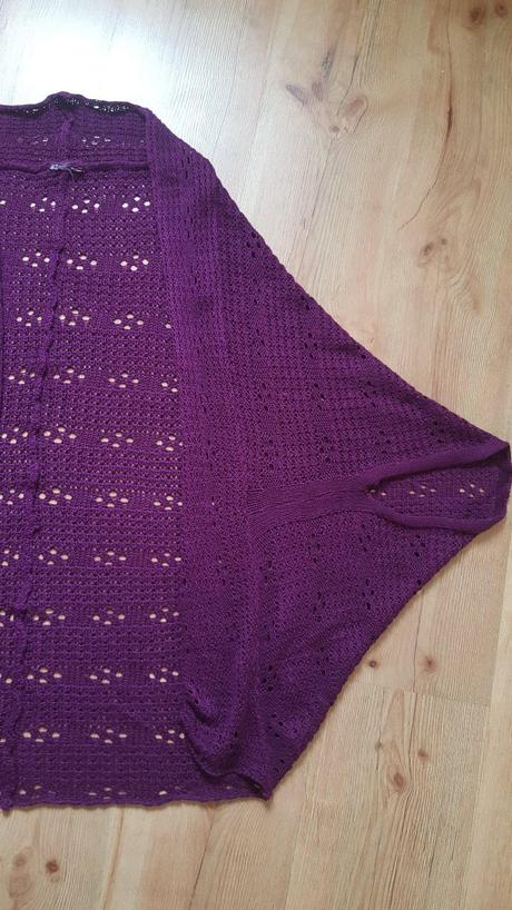 Fialový svetrík/prehoz, 38