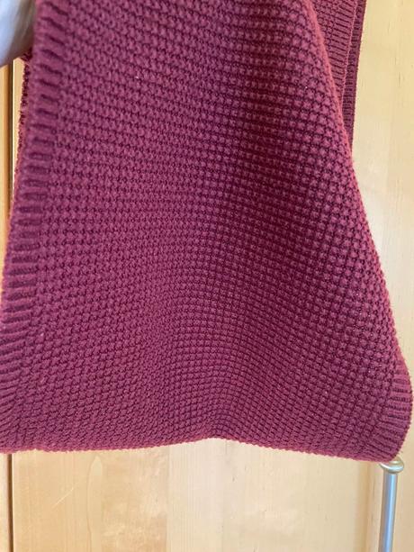 Dámsky bordový nákrčník teplý, l