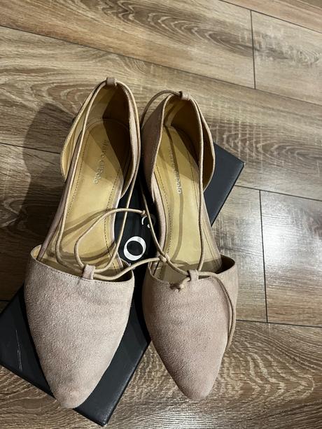 Celokožené balerínky, marc o´polo,38