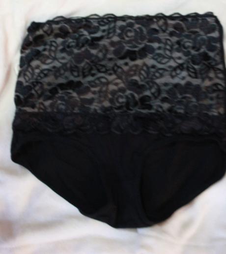 Nohavicky s cipkou - vyssi pas, s