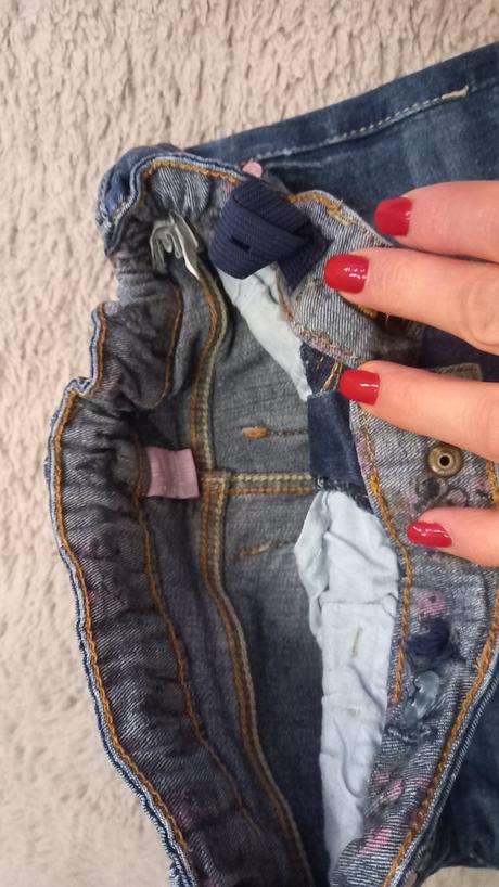 Nohavice - rifle so sťahovacim pásom, dopodopo,110