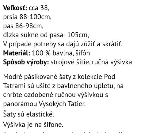 Vyšivané šaty, 38