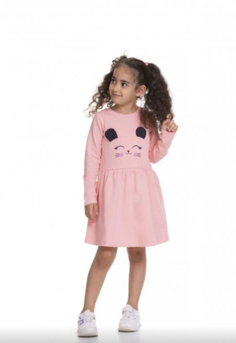 Šaty myška ružové, 98 / 104 / 110