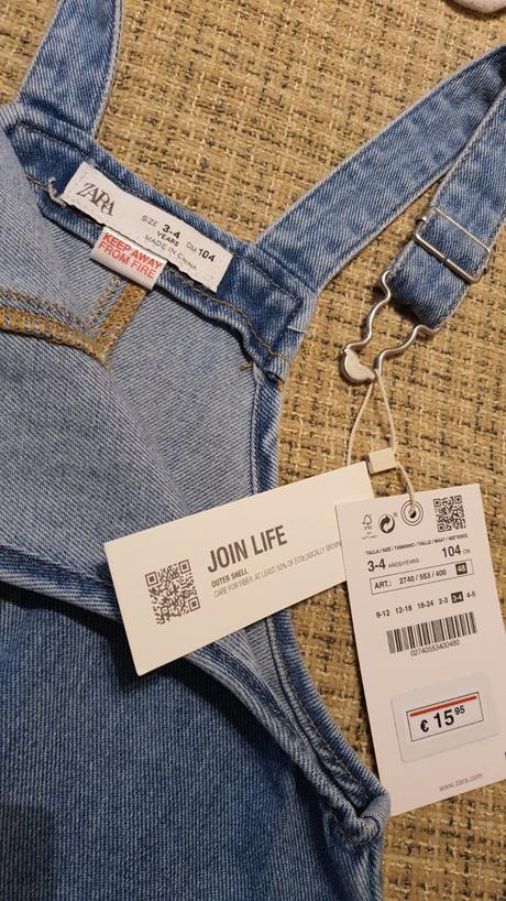 Zara nove riflove saty na traky, zara,104