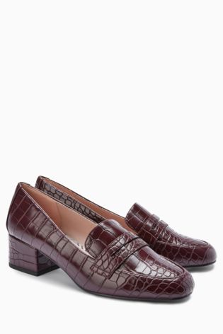 Bordové topánky z kože, next,40