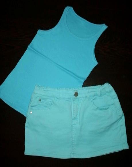 Skvelá trendy suknička pre 8-9 roč. kočku, piazza italia,134