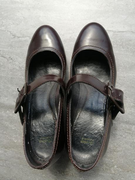 Bata kožené pohodlné mary jane topánky v38, baťa,38