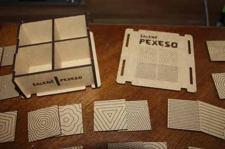 Šalene pexeso drevené, 