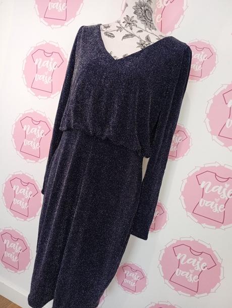 Trblietavé šaty 44/46, f&f,44