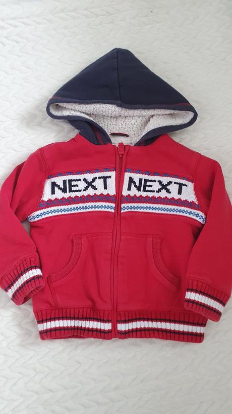 Zateplená prechodná mikina/bunda next, next,104