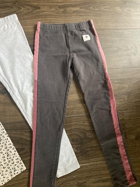 3ks vyteplené legíny h&m, h&m,140