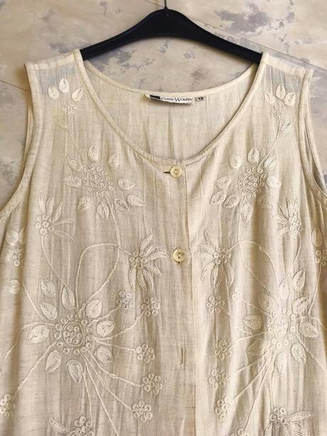 Luxusné ľanové šaty, l