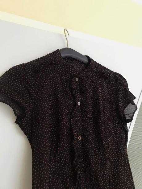 Tenké letné bodkované šaty, xs