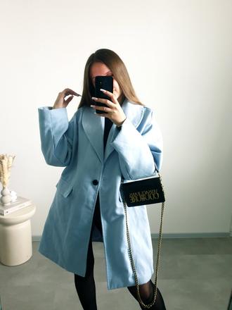 Modrý kabátik xl, xl