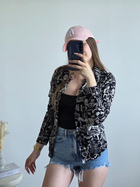 Zara vzorovaná košeľa m, zara,m