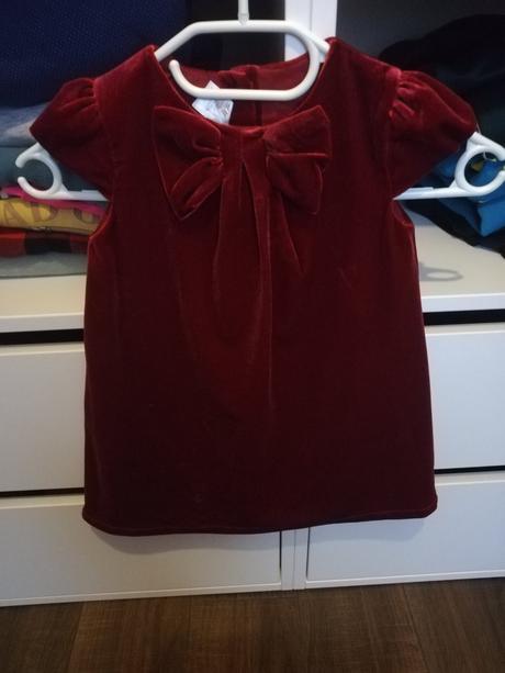 Zamatove saty, h&m,92