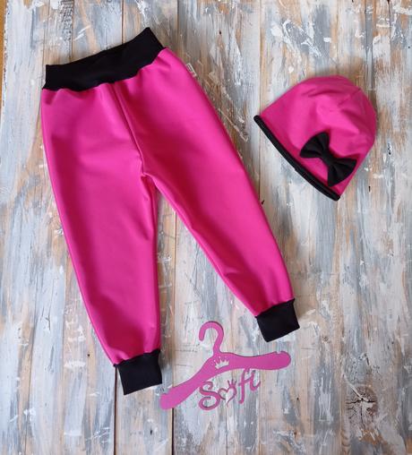 Zimné softshellové nohavice d, 68 - 140