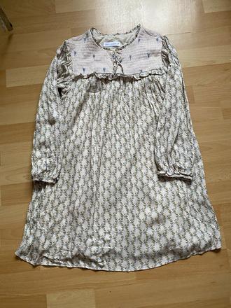 Šaty bledo hnedé, zara,152