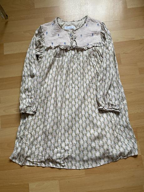 Šaty bledo hnedé, zara,152