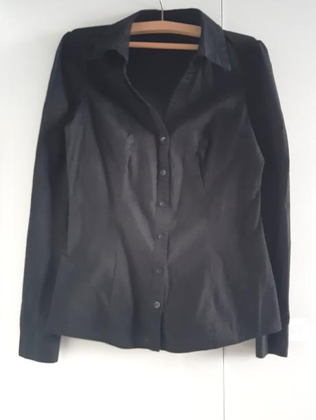 Dorothy perkins čierna bavlnená blúzka, dorothy perkins,s