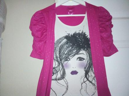 Dievčenské tričko s kabatikom, 158