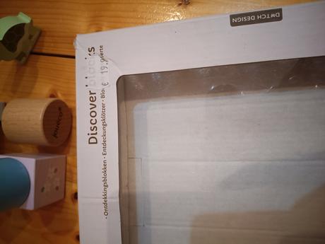 Drevené kocky zvieratka discover joueco, 