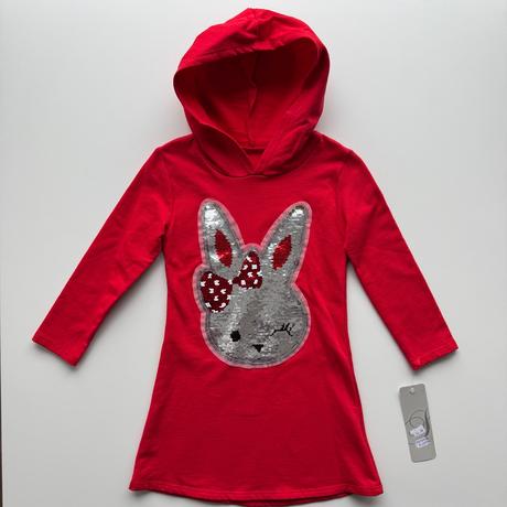 Dievčenské zateplené, meniace šaty bunny, 92 / 98 / 104