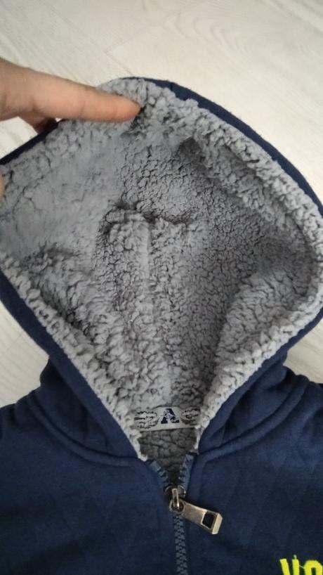 Zateplená hrubá mikina/ bunda, 116