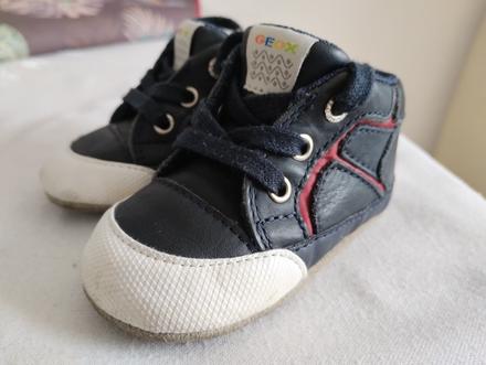 Detské kožené topánky geox č. 19, geox,19