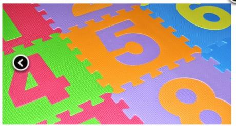 Penové puzzle pre najmenších-čísla,