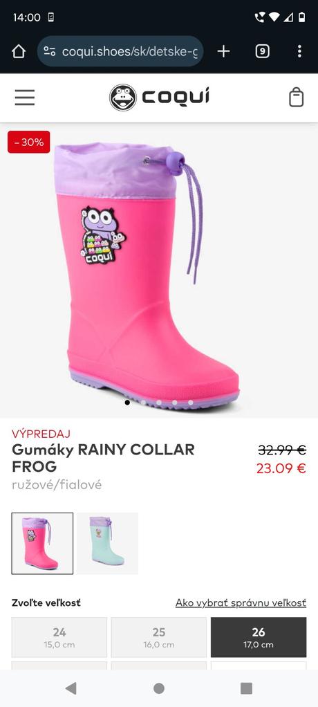 Gumáky coqui, coqui,28