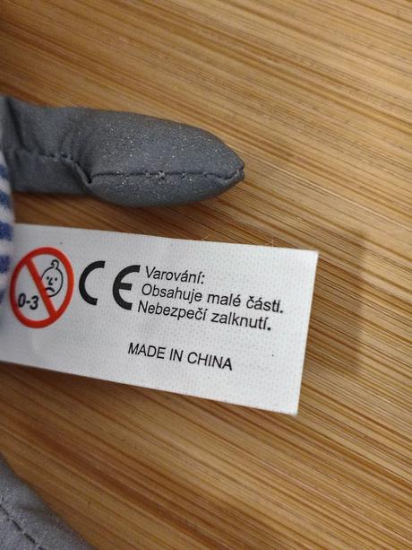 Látkový prívesok sloník, kľúčenka, 13 cm, 