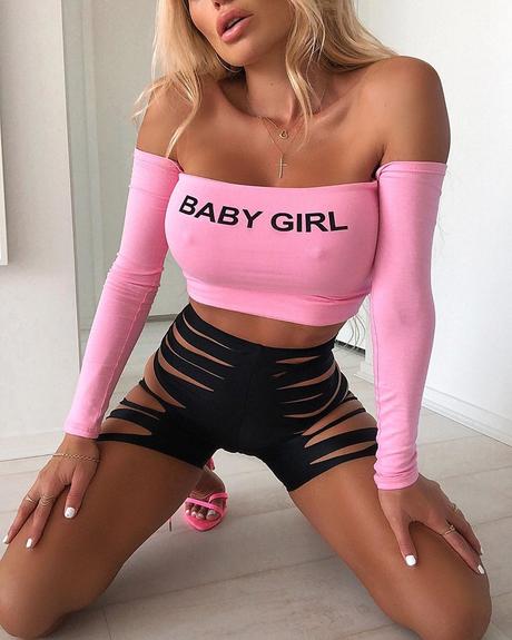 Crop top baby girl, s