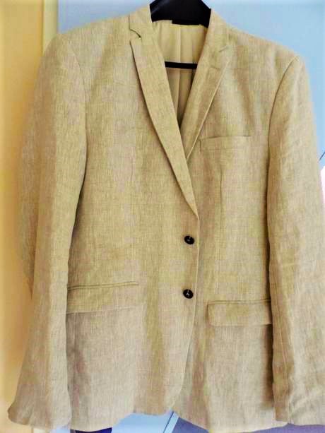 Naturálne ľanové sako č.48, xl