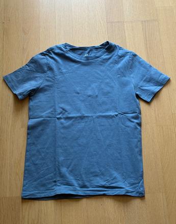 Jednofarebné bavlnené tričko, h&m,140