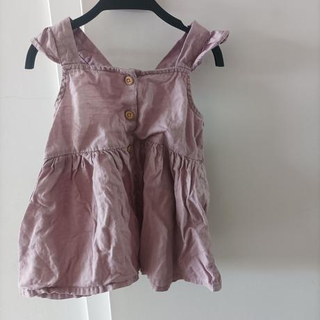 Ľanové šaty pre bábätko, h&m,74