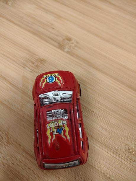 Set 2 ks plastových autíčok suv, modré a červené, 