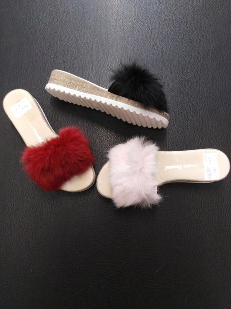 Dámske kožené šľapky 18 40241b, 36 / 37 / 38