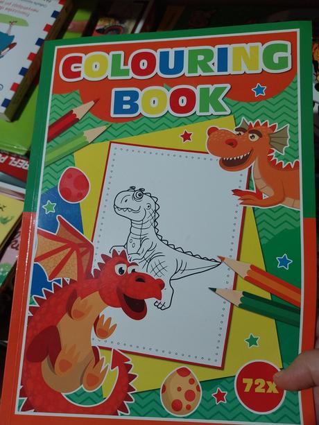 Color book dimosaury,