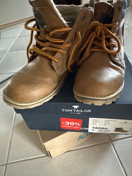 Topánky zateplené, tom tailor,33