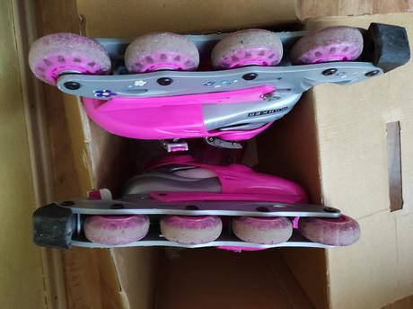 In-line korčule worker nastaviteľné, 34