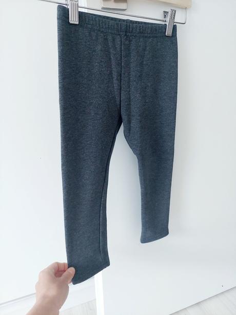 Tmavošedé zateplené legíny tchibo, tchibo,104