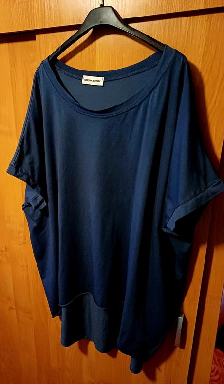 Damske tmavomodré bavlnené tricko new collection 3, xxxl